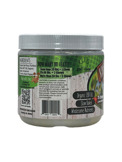 CBD Dog Chews - 25mg ea- 75pc - Apple Cinnamon - King Kalm Crunch