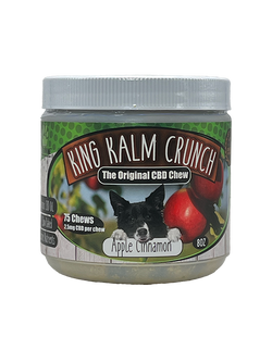 CBD Dog Chews - 25mg ea- 75pc - Apple Cinammon - KLing Kalm Crunch