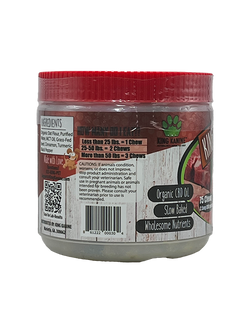 CBD Dog Chews - 25mg ea - 75pc - Grass-fed Beef - King Kalm Crunch