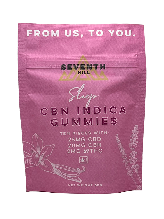 Sleep Gummies - CBD / CBN / THC - 47mg ea / 10pc - Lavender & Vanilla