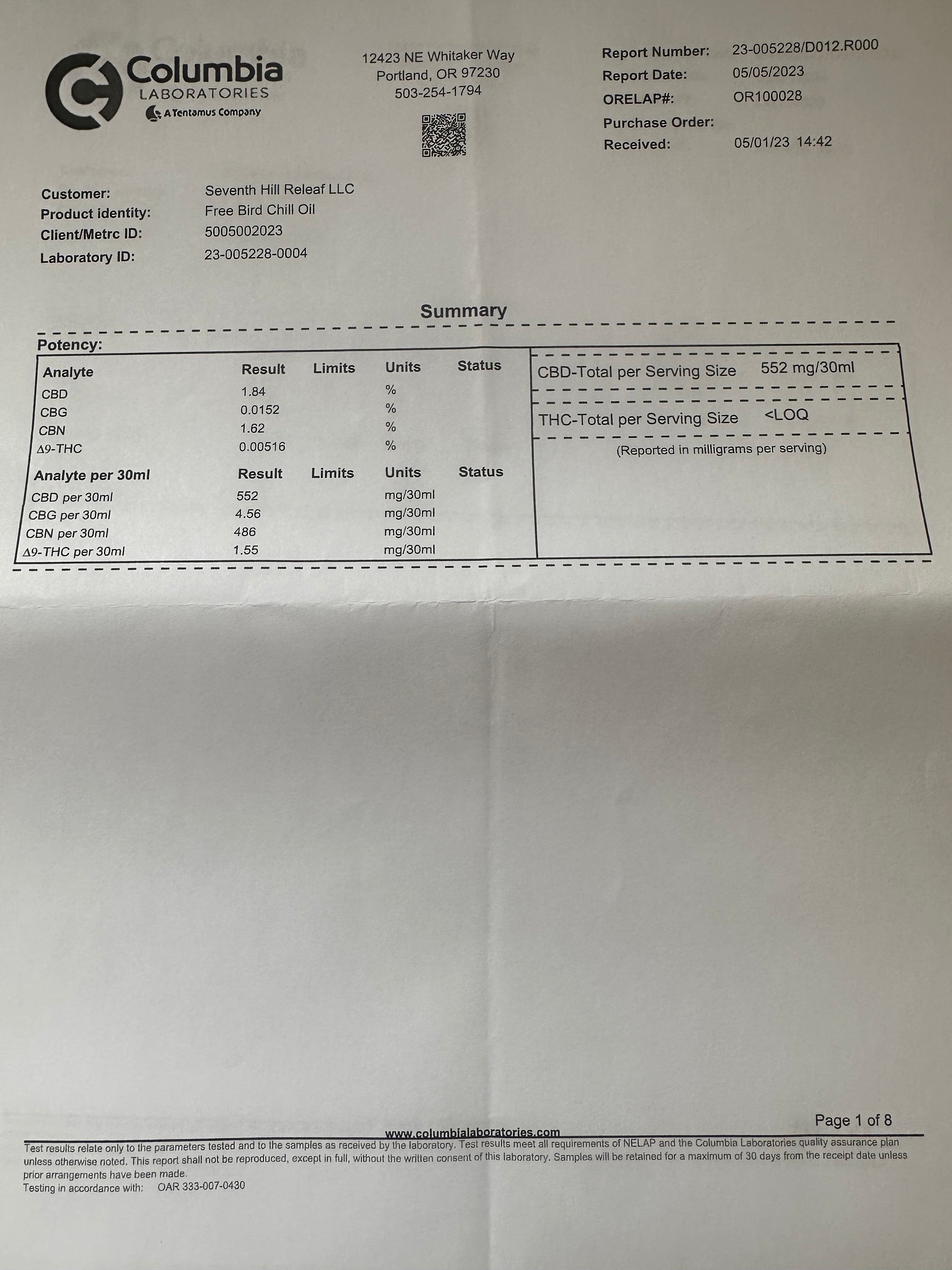 Seventh Hill Sleep Tincture